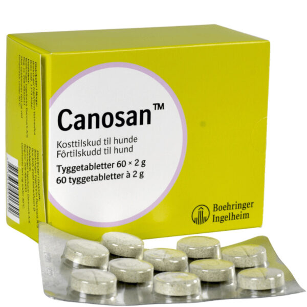 Canosan Tyggetabletter t/Hund, 60stk