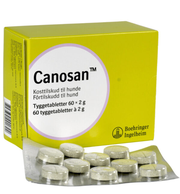 Canosan Tyggetabletter t/Hund, 60stk