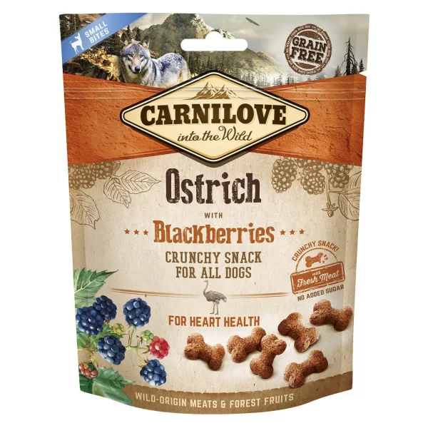 Carnilove Crunchy Snack Struds & Brombær