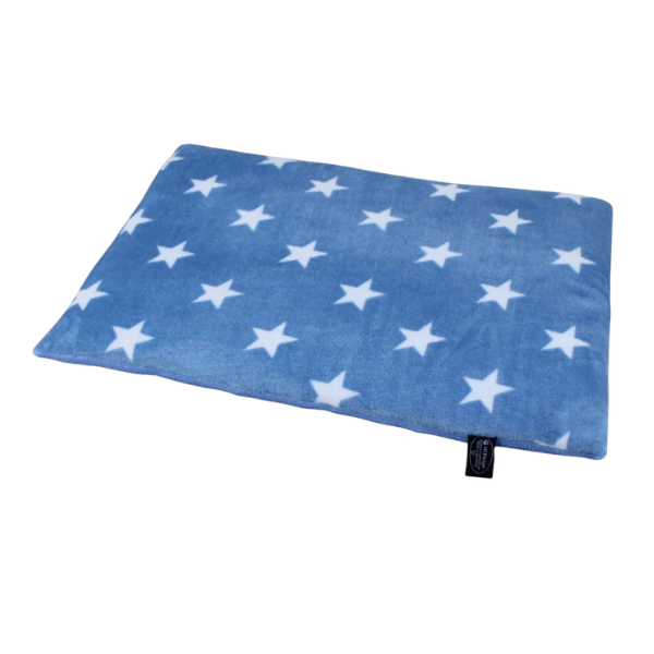 Wellness Petbed Tæppe blå med Stjerner