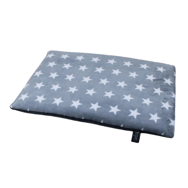 Wellness Petbed Tæppe grå med Stjerner