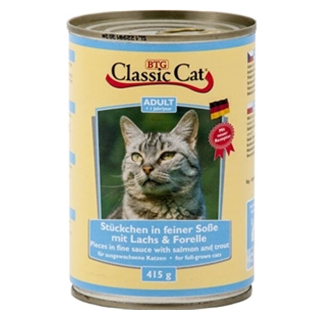 Classic Cat Adult med Laks & Ørred 415g