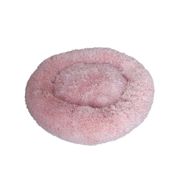 Fluffy Donut Hundeseng, Rosa