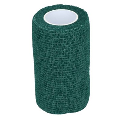 Rulle med grøn bandage