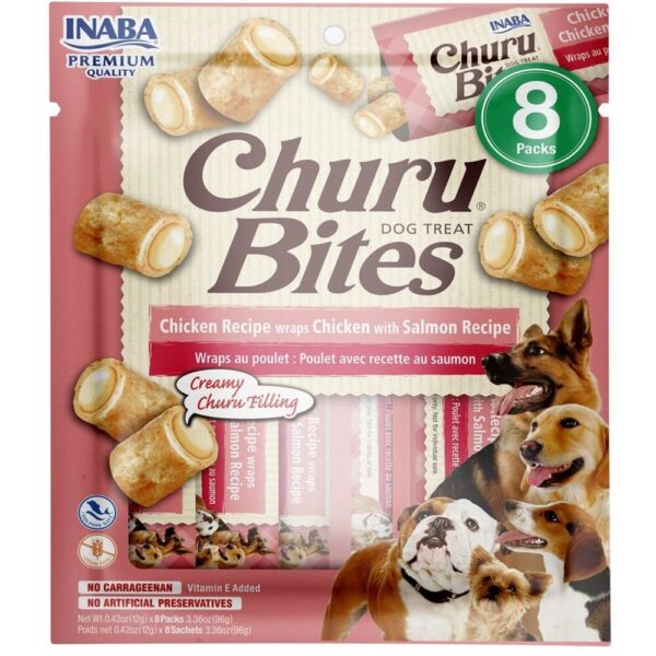 Churu Bites Dog Treat med kylling og laks