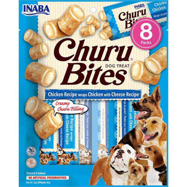 Churu Bites Dog Treat med kylling og ost