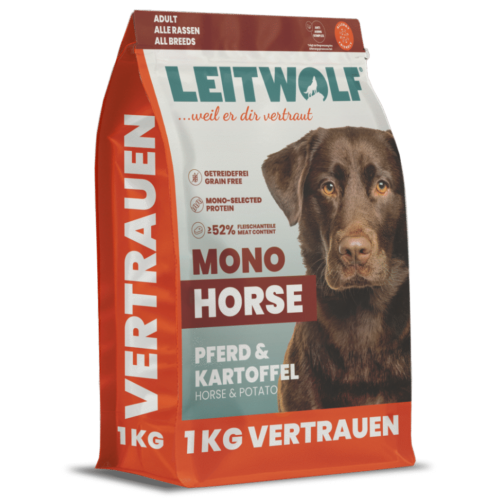 Leitwolf Adult med Hest | Single Protein Hundefoder - Køb Nu ⇒