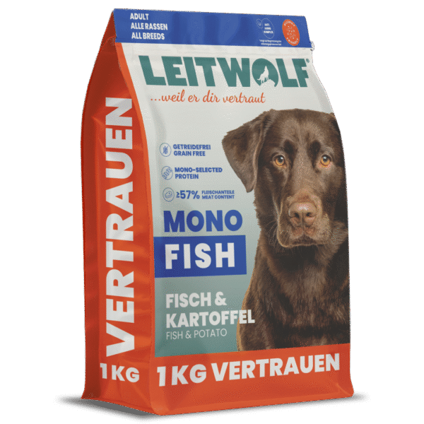 Leitwolf Adult med Fisk