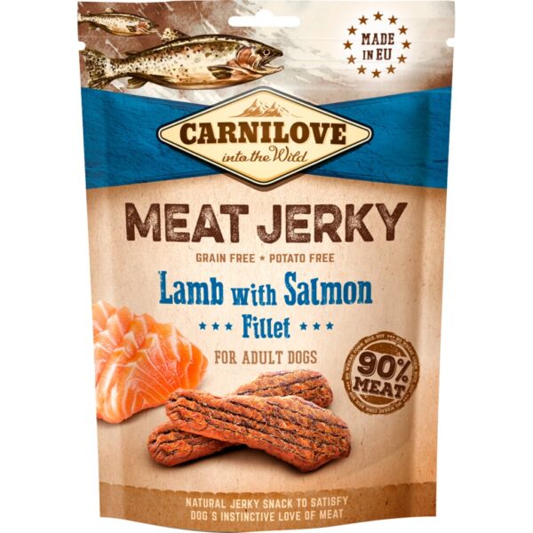 Carnilove Jerky lam og laks filét 100g