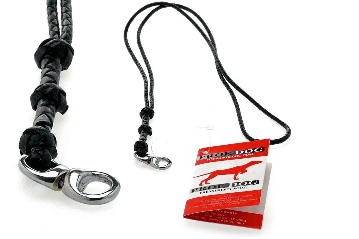 flettet-flojtesnor i sort