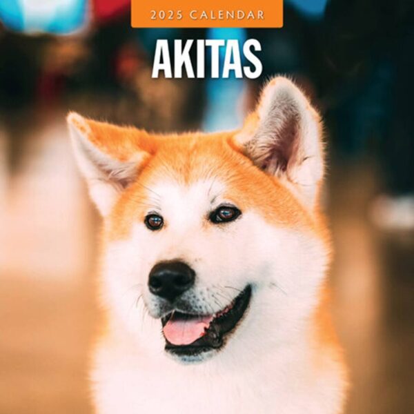 Akita hundekalender kun med billeder af denne hunderace