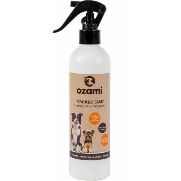 Ozami Pote Spray 300ml kommer i en hvid spray flaske med sort top