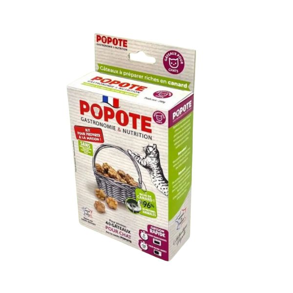 PoPote Kageblanding til Katte med And 200g