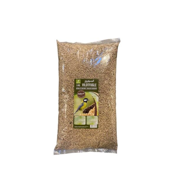 Afskallet Solsikke 5 kg. til fugle i haven