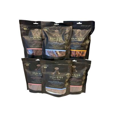 Snackies 6 x 400g til hunde i sorte poser