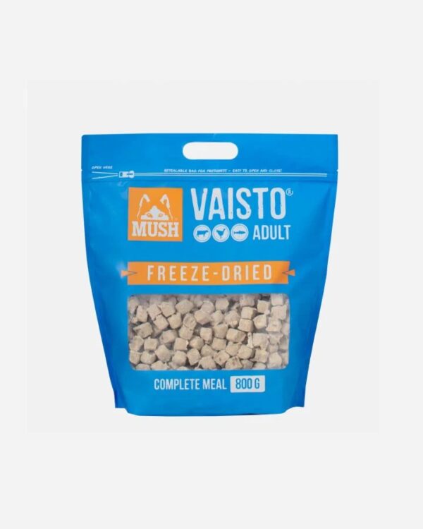 MUSH Vaisto Adult Freeze Dried med Okse, Kalkun & Laks 250g