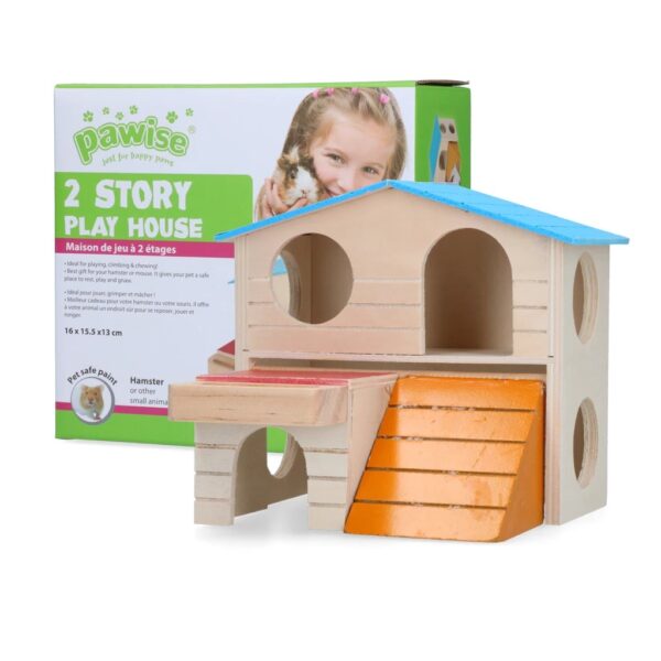 Pawise 2 Plans Hamsterhus i forskellige farver