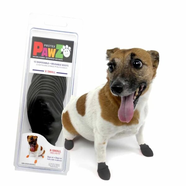 Pawz Dog Sort Boots i forskellige størrelser