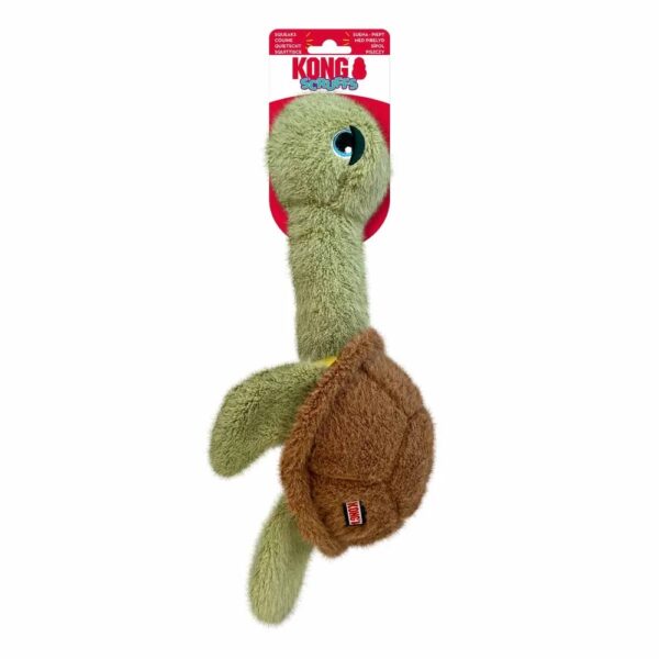 KONG Scruffs Turtle bamse som ligner en skildpadde