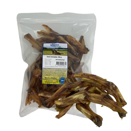 Whesco's Tørret Andefødder 250g
