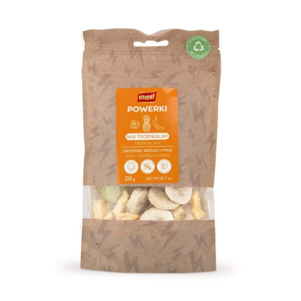 Powerki Tropical mix frysetørret til hunde