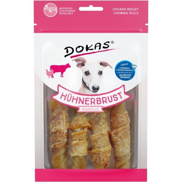Dokas Kyllingebryst Tyggeruller 90g.