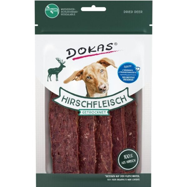 Dokas Tørrede Krondyrskiver 60g.