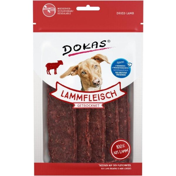Dokas Tørrede Lammekødsskiver 70g.