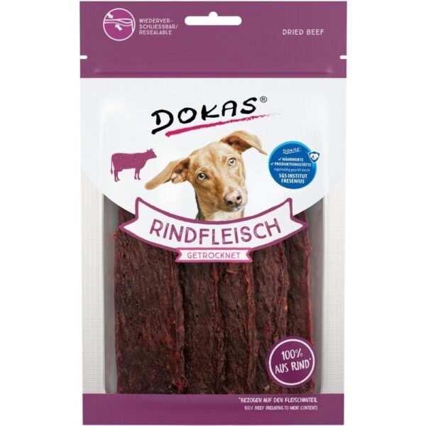 Dokas Tørrede Okseskiver 70g.