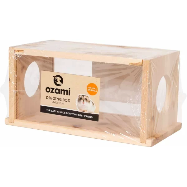 Ozami Smådyrs Gravekasse 21cm med gennemsigtig front