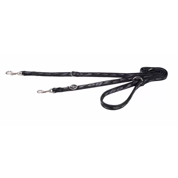 Rogz Alpinist Sort Dressurline 180cm