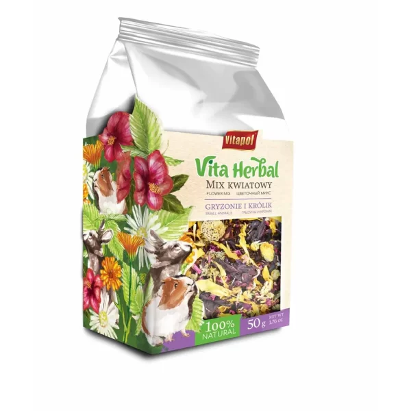 Vita Herbal Blomster Mix 50g til gnavere