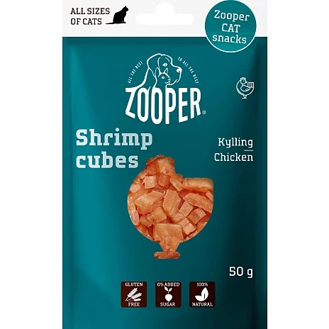 Zooper Shrimp Cubes 50g.
