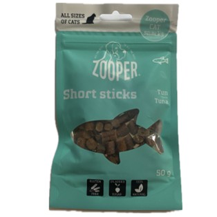 Zooper Tuna Short Sticks 50g.