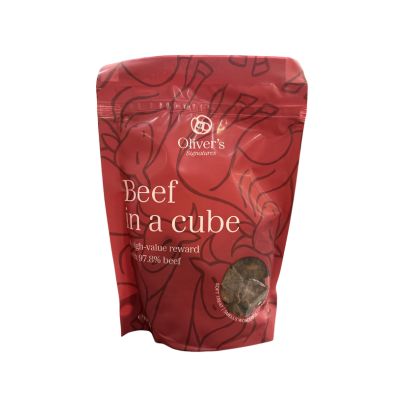 SIGNATURE Beef In a Cube i rød pose til hunde