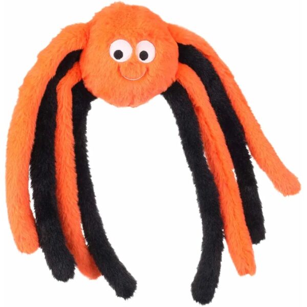 Halloween Edderkop Callie Orange og Sort plys 29x8,5x36cm
