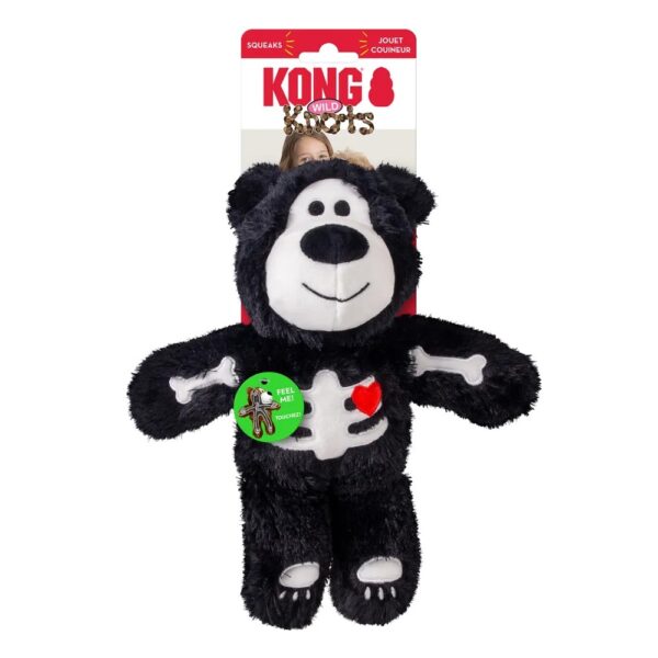 Kong Halloween Wildknots Skelet Bjørn Bamse 26,5x23x9