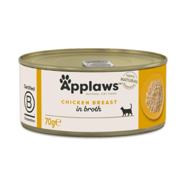 applaws kyllingebryst i bouillon på dåse til kat