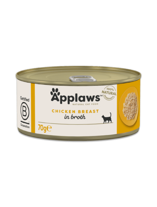 applaws kyllingebryst i bouillon på dåse til kat