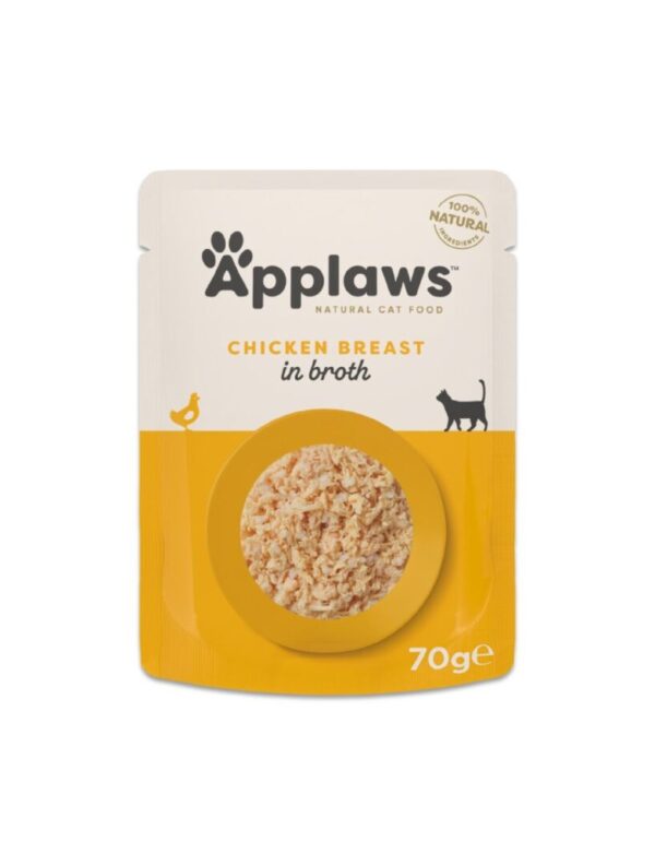 applaws kyllingebryst i bouillon til katte