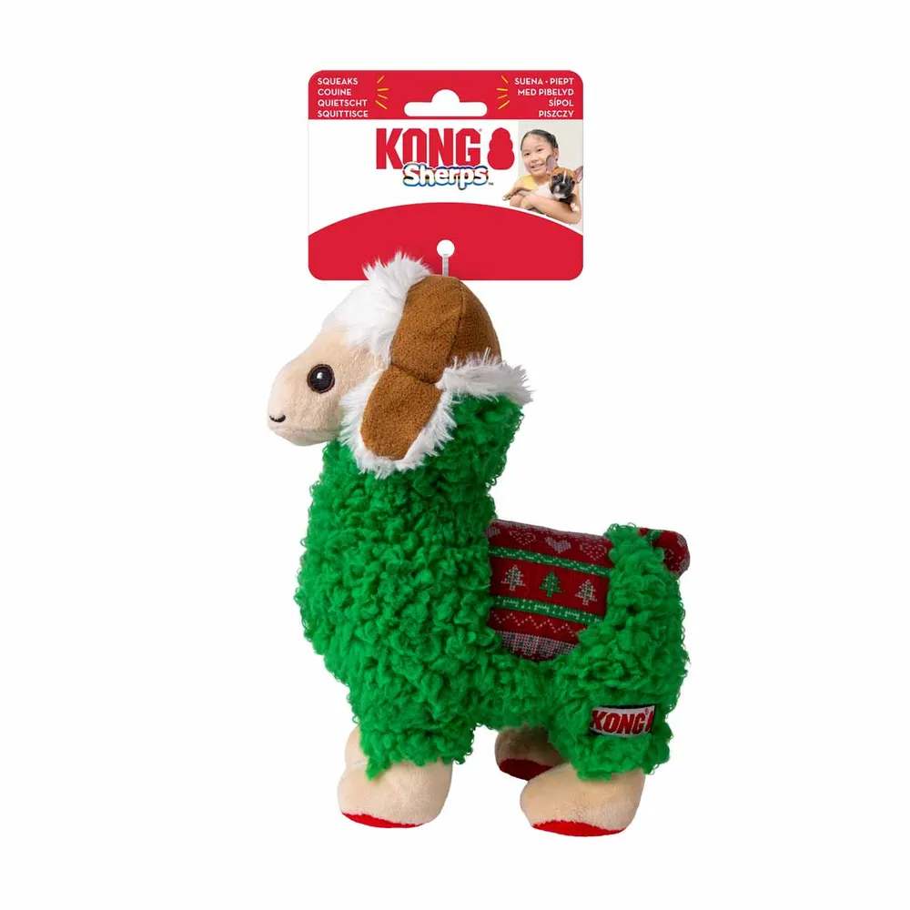 KONG sherps holiday lama i plys til hunde