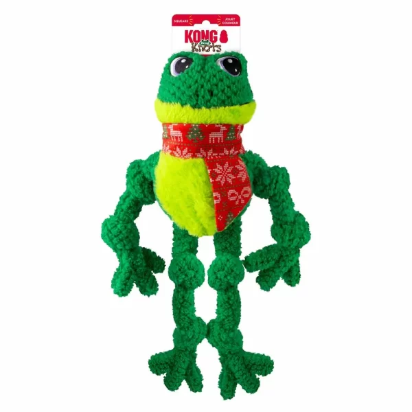KOng frog knots holiday large xlarge til hunde