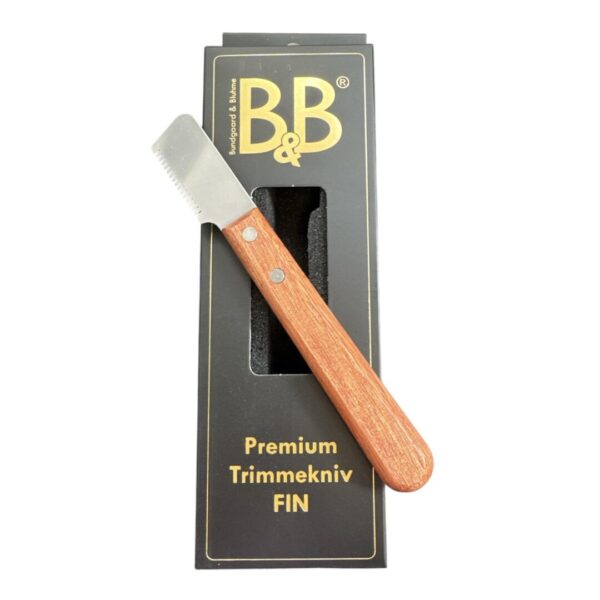 trimmekniv b&b fin til hunde med ruhåret pels