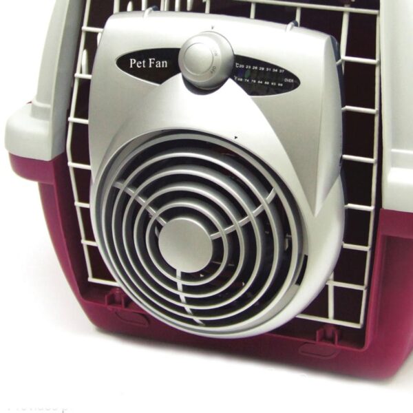 cratefan til hunde som giver frisk luft