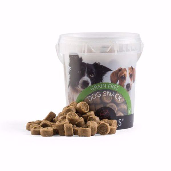 OLIVERS XL Snacks Grain Free Salmon snack i bøtte til hunde