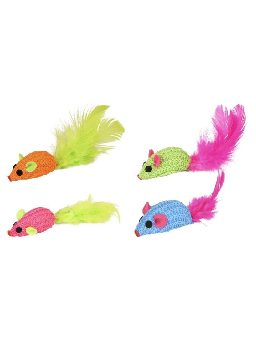 Vera legemus til katte i friske farver og fjerhale