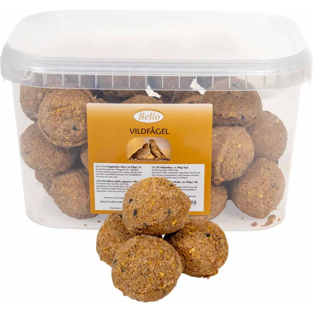 Bello Mejsebolde uden net i 35 stk i klar kasse