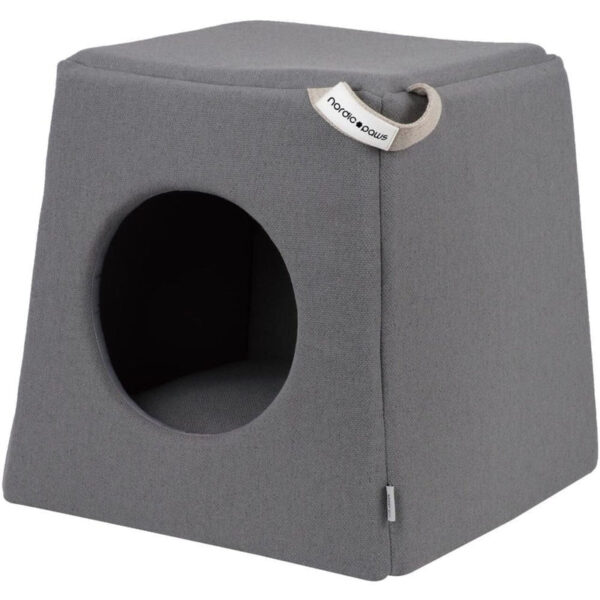 Nordic Paws 3-i-1 Kattehule Grå til hunde og katte seng