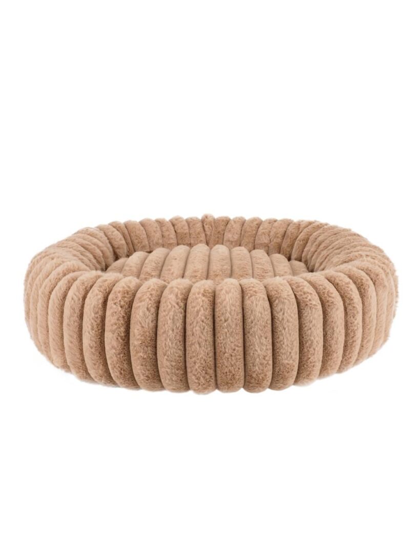 Nordic Paws Ripple Comfort Donut Lysebrun