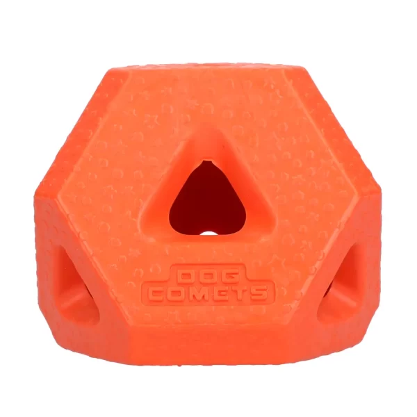 Dog Comets Treat and Lock Cube Orange